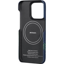 Чехол для iPhone 16 Pro Max Pitaka StarPeak Luminous Tactile Woven case (Milky Way Galaxy)