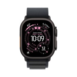 Apple Watch Ultra 3, 49 mm, Alpine Loop (черный/черный), размер M