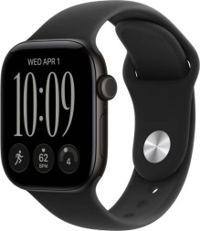 Apple Watch Series 12, GPS, 46 mm, Sport Band (Black/Black ), размер M/L