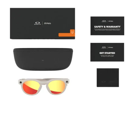 Умные очки Oakley HSTN 00W8002 Warm Grey / Prizm Ruby (145-51)