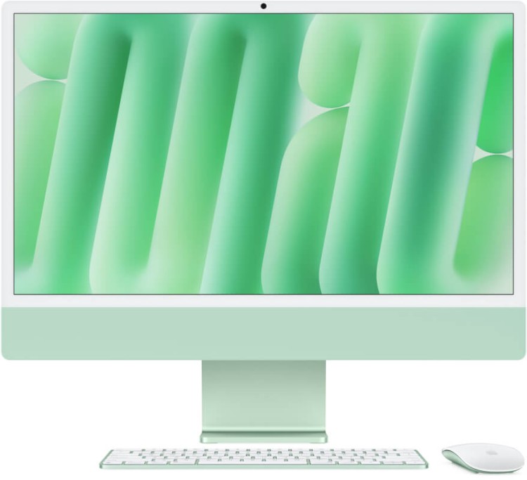 Моноблок Apple iMac 24" Retina 4,5K (M4 10C CPU, 10C GPU) 16/1TB SSD, зеленый